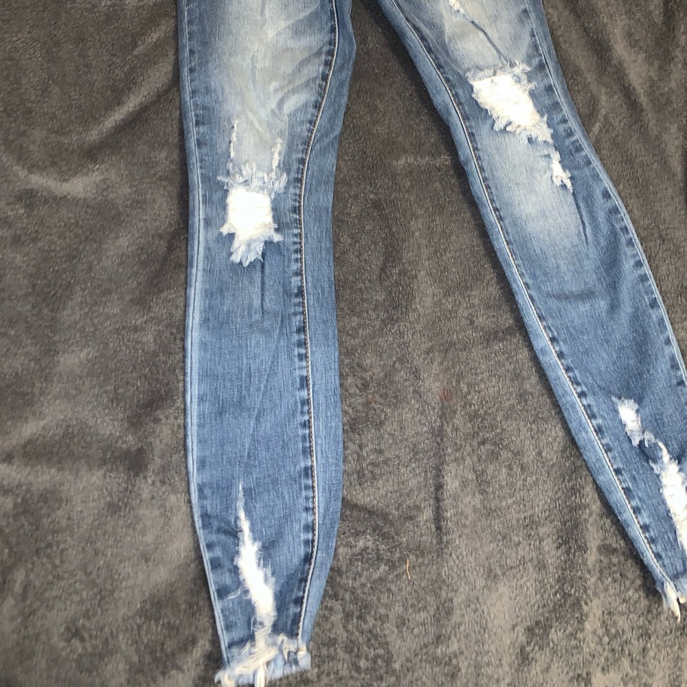 Curvy high rise skinny ankle jeans size 0/24